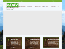 Tablet Screenshot of dav-isny.de